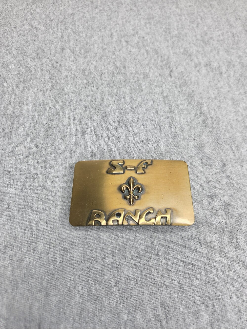 Boy Scouts S-F Scout Ranch Belt Buckle Sears Trophy Buckle Boxed Missouri BSA